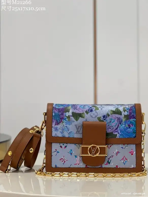Official oldcobbler VUITTON LOUIS MM DAUPHINE 0619